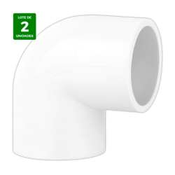 Codo desagüe PVC 90° Ø 20 mm blanco