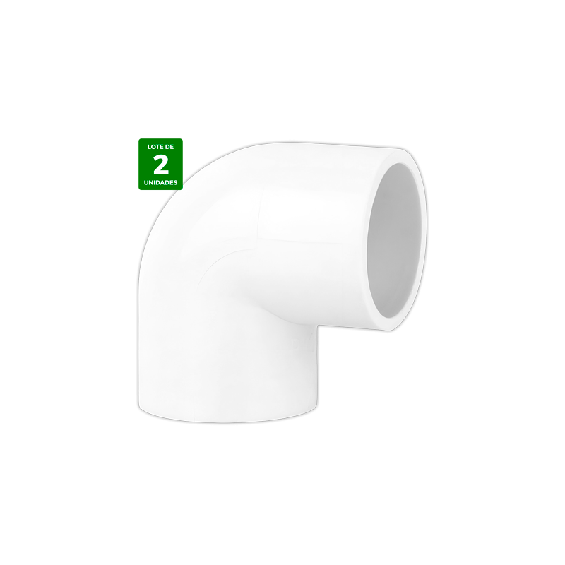 Codo desagüe PVC 90° Ø 20 mm blanco