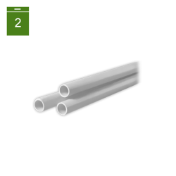 Tubo desagüe rigido PVC Ø 20 mm blanco