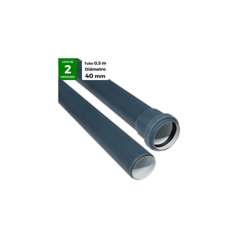 Tubo PP Insonorizado Ø 40 mm barra 0,5 m