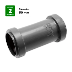 Union sin tope PP Insonorizado Ø 50 mm