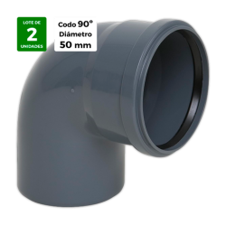 Codo PP Insonorizado 90° Ø 50 mm