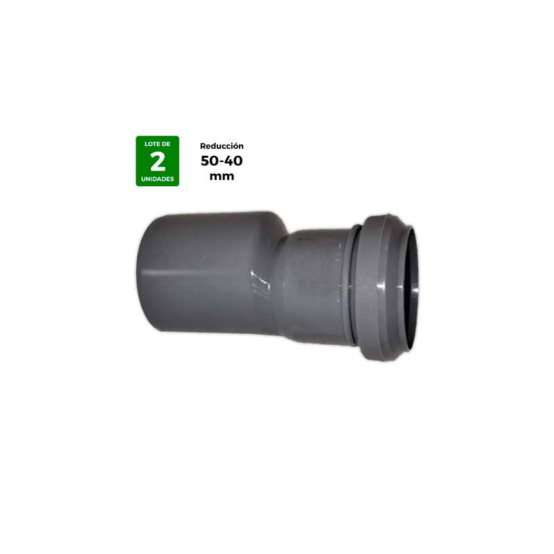Reduccion PP Insonorizado Ø 50-40 mm M-H