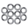 Arandela plana inox M6 12x6,4x1,6 10uds.