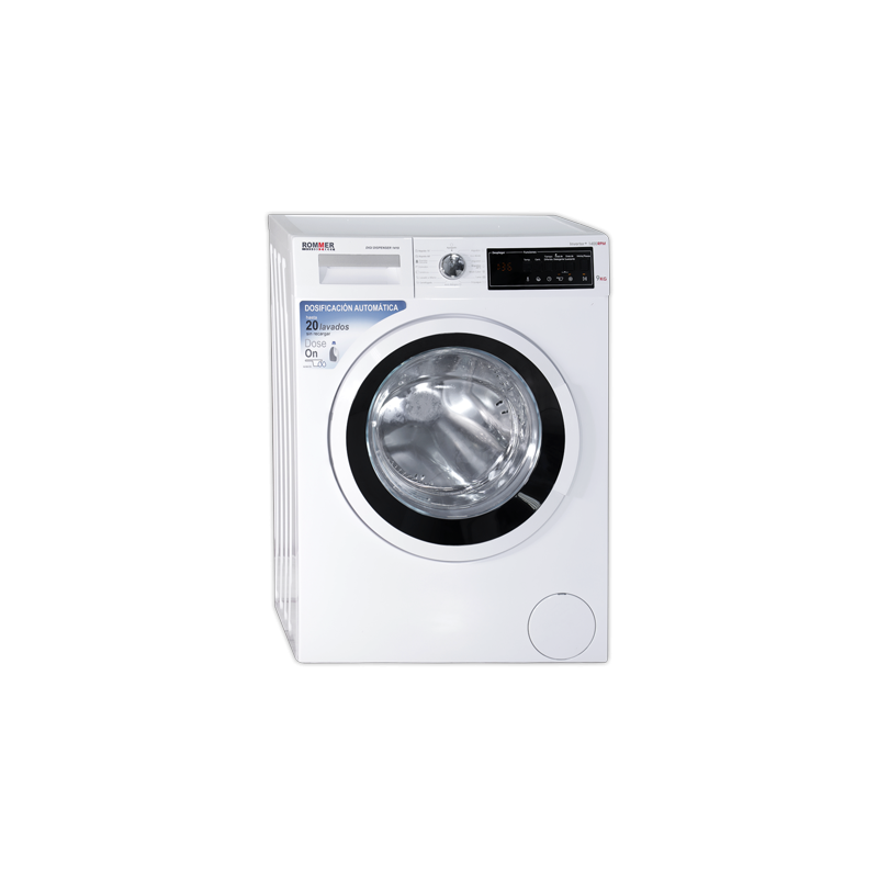 Lavadora ROMMER DISPENSER 1419 INVERTER