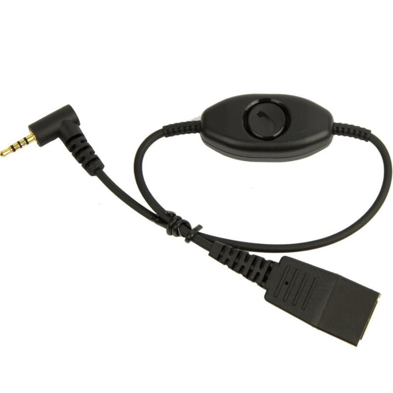 Jabra Connecting Cable Qd To 2.5MM Phone Jack 0.5M Plane | APLIUM