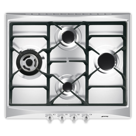 Placa gas SMEG SR264XGH2 But/Nat