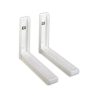 Soporte microondas blanco