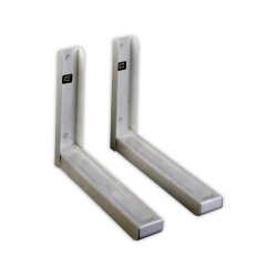 Soporte microondas plata