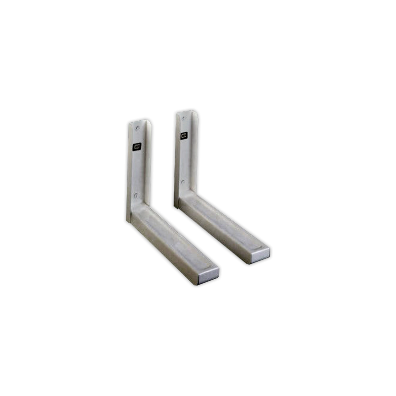 Soporte microondas plata