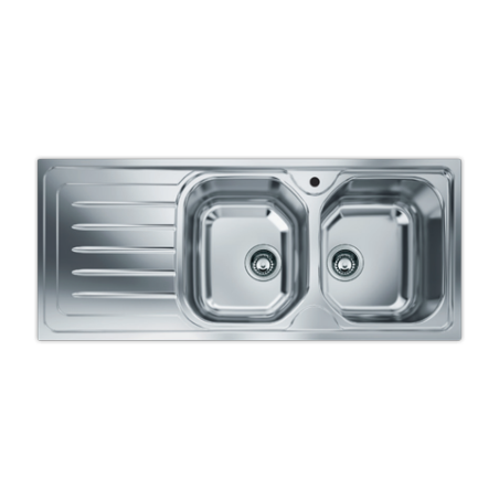 Fregadero MEPAMSA CUADRO 116.50 IZQ Inox