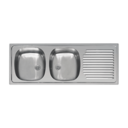 Fregadero PRACTIC FI ARES 2SE 120X45 VG