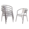 Pack 4 sillas de aluminio