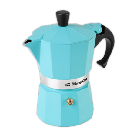 Cafetera italiana ORBEGOZO KFV345 A Azul