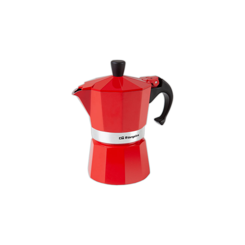 Cafetera italiana ORBEGOZO KFR340 A Rojo