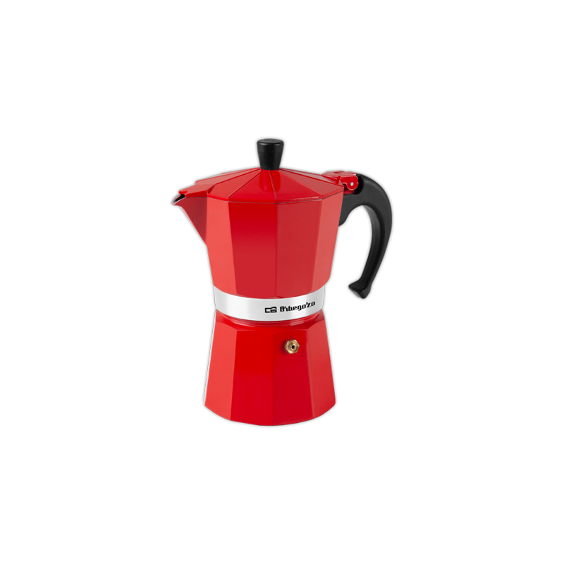 Cafetera italiana ORBEGOZO KFR640 A Rojo