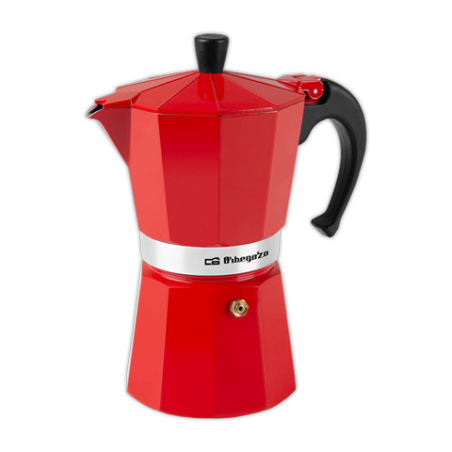 Cafetera italiana ORBEGOZO KFR940 A Rojo