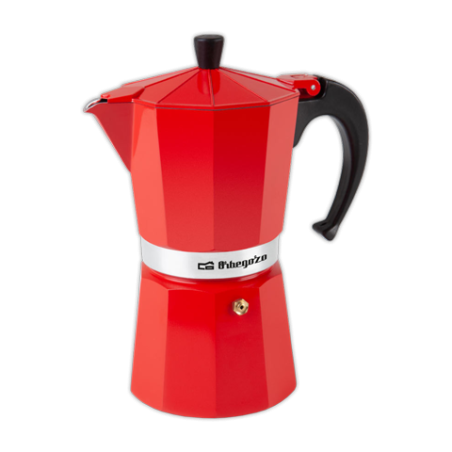 Cafetera italiana ORBEGOZO KFR1240A Rojo