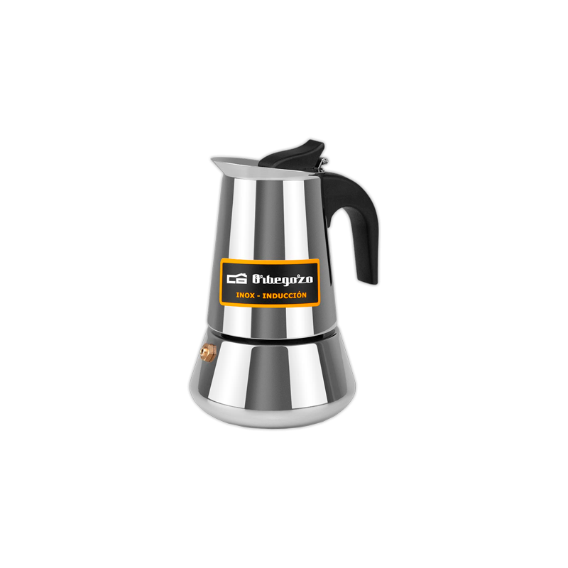 Cafetera italiana inox ORBEGOZO KFI260 A