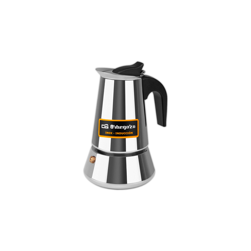 Cafetera italiana inox ORBEGOZO KFI460 A