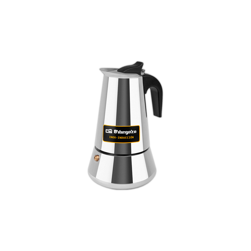 Cafetera italiana inox ORBEGOZO KFI660A