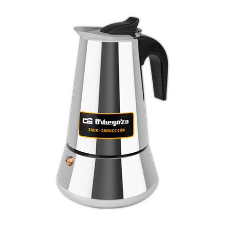 Cafetera italiana inox ORBEGOZO KFI660A