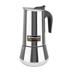 Cafetera italiana inox ORBEGOZO KFI1260A