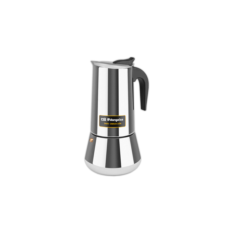 Cafetera italiana inox ORBEGOZO KFI1260A