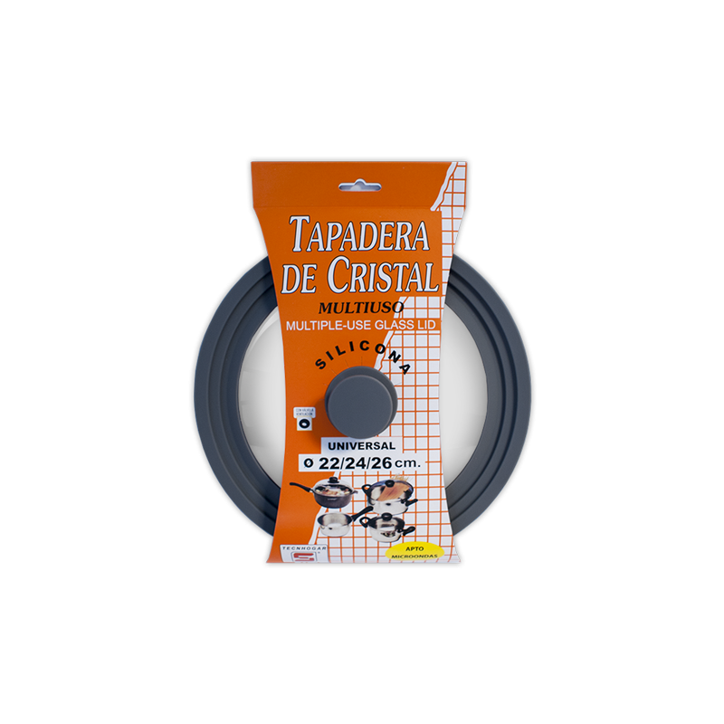 Tapa universal cristal silicona