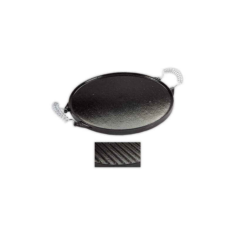 Plancha de hierro fundido esmaltada