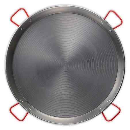 Paella pulida 80 cm 2 asas 4 remaches