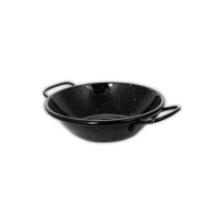 Paella honda esmaltada 14 cm