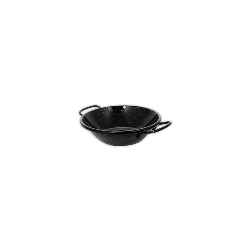 Paella honda esmaltada 14 cm