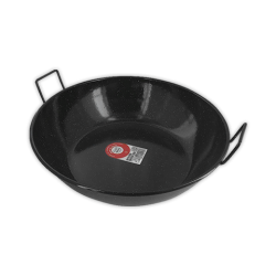 Paella honda esmaltada 24 cm