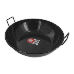 Paella honda esmaltada 36 cm