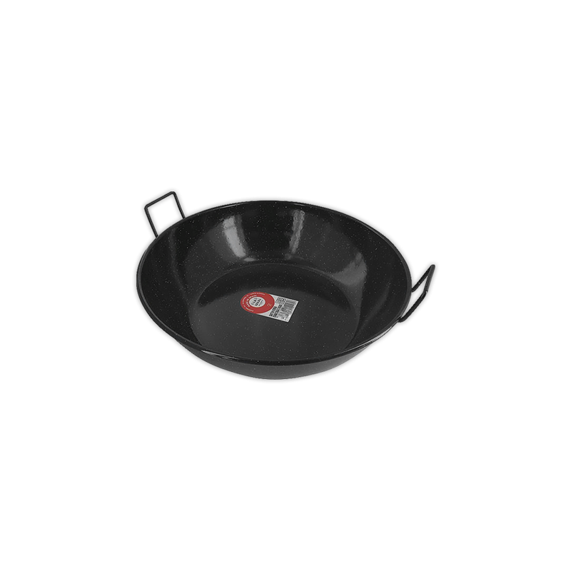 Paella honda esmaltada 36 cm