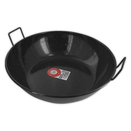 Paella honda esmaltada 50 cm