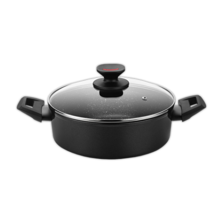 Cacerola baja MONIX 32cm Titan Rock