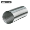 Tubo extensible 3 m diametro 80 mm
