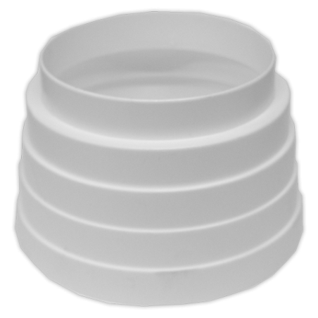 Tubo reductor diametro 125 a 100 mm