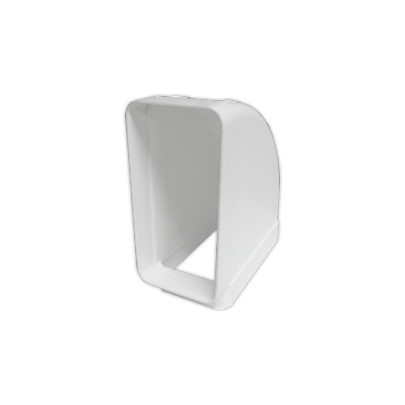 Codo 90° horizontal rectangul. 150x75 mm