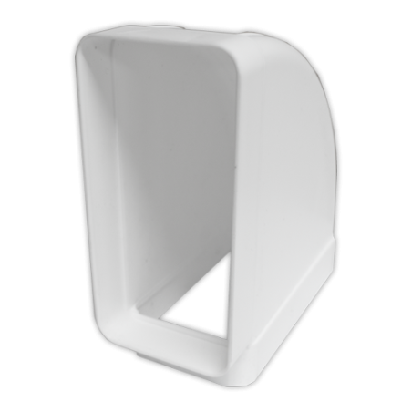 Codo 90° horizontal rectangul. 150x75 mm