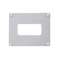 Remate pared rectangular 150x75 mm