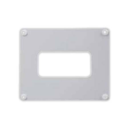 Remate pared rectangular 150x75 mm