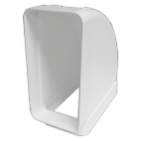 Codo 90° horizontal rectangul. 170x90 mm