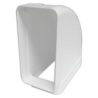 Codo 90° horizontal rectangul. 170x90 mm