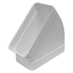 Codo 45° horizontal rectangul. 170x90 mm