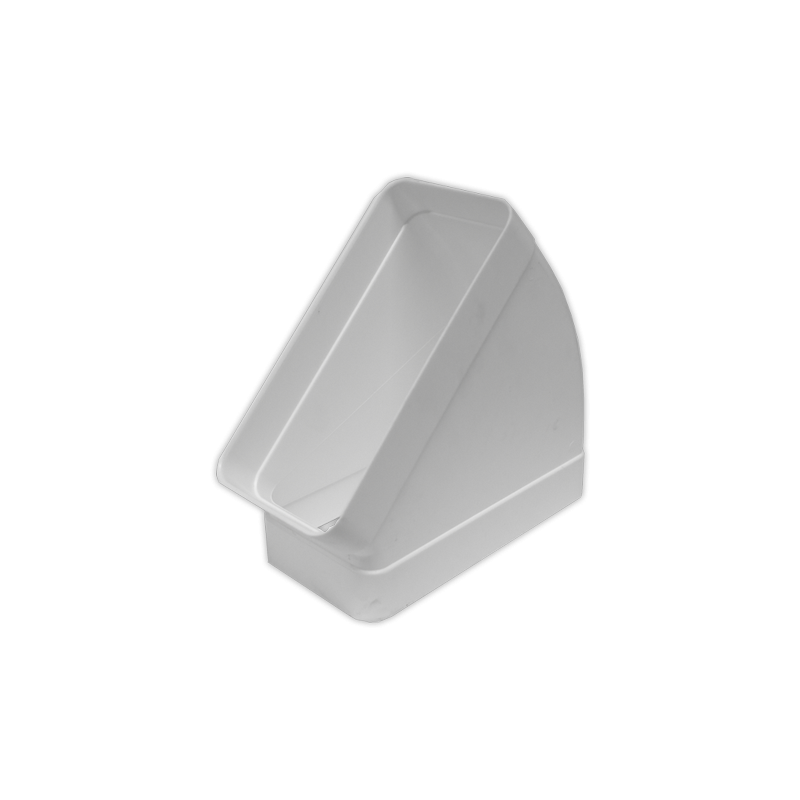 Codo 45° horizontal rectangul. 170x90 mm