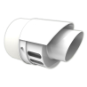 Terminal coaxial horizontal FIG Ø 60/100