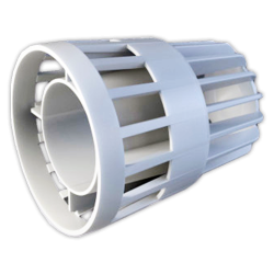 Terminal coaxial horizontal FIG Ø 60/100
